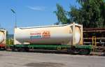 1.000mm-Schmalspur-Containerwagen der Brohltal Eisenbahn (BE) Nr.