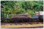 1.000 mm-Schmalspur-Flachwagen der Gattung (O)w, Baujahr 1887, S.K.B.