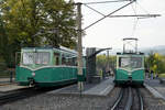 Impressionen der Drachenfelsbahn vom 24. September 2017
Die Drachenfelsbahn ist die �lteste noch betriebene Zahnradbahn in Deutschland. Sie wird nach einer eigenen „Bau- und Betriebsordnung f�r die Drachenfelsbahn “ von der Bergbahnen im Siebengebirge AG betrieben.
Foto: Walter Ruetsch