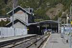 Bahnhofsgebäude mit Eingangshalle von Bourg St.