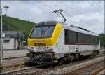 Es wird h�chste Zeit, dass die CFL E-Loks hier mal vorgestellt werden: Das Bild zeigt die 3008 am 29.08.2010 beim Umsetzen in Clervaux.