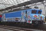 RailExperts RXP 9902 steht in neune Farben am 6.J�nner 2024 in Amsterdam Centraal.