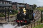 MBS, ex-NS 8107 t�fft am 5 Juli 2026 in Medemblik als Gast bei das Bello Festival der SHM und setzt sich am Dampfpendelzug nach Hoorn.