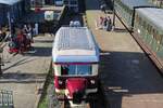 Es gibt sogar mindestens ein Schweineschn�utschen in die Nidederlande und es betrifft MBS-25 (ex 11 der Kleinbahn Delmenhorst-Harpstedt) der hier in Haaksbergen steht am 14 Oktober 2023 bei der