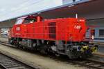 Diesel Lok �BB 2070 040 wartet im Bahnhofsbereich vom Westbahnhof Wien, auf neue Verschiebe Arbeiten.