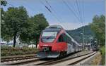 Durch die Ablieferung der neuen ÖBB ET 4748 im Vorarlberg werden die Einsätze der ÖBB 4024 zunehmend weniger, somit freue ich mich, auf diesem Bild nochmals zumindest nochmals zwei