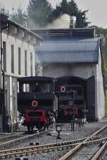 Am fr�hen Morgen wird Lok 3 der Achenseebahn mit dem n�tigen Material versorgt, um ger�stet zu sein den Zug zum Achensee zu schieben.
