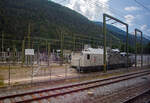 Achtachsiges SBB Fahrbares Unterwerk, Sous-Station Mobile, KW-DU H7.84/92, Xaa 80 85 94 03 106-0 CH-SBB, der SBB - Schweizerischen Bundesbahnen, ex Xa 30 85 98 00 206-x CH-SBB, am 28.05.2023 bei