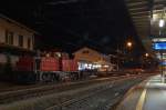 SBB: Ein schwerer Schienenzug mit der Am 841 005-2 am 11.