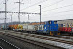 Die 98 85 5837 817-6 der SCHWEIZER SALINEN AG anl�sslich einer Rangierfahrt in M�hlin am 24.
