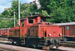 SBB 16359 r�ht sich am 28 Mai 2002 in Rorschach.