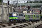 BLS 504 treft mit ein RE am 27 Mai 2019 in Spiez ein und soll als RE nach Zweisimen fahren.