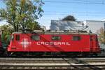 Seitenblick in die Vergangenheit mit Crossrail 436 114 'NATHALIE' in Thun am 15 September 2011.