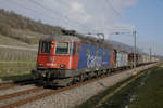 Die Re 620 039-8  MURTEN  mit dem 60021 bei Cressier unterwegs am 7.