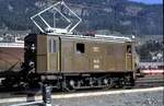 RhB Ge 2/4 Nr.222 in Samedan im August 1990.