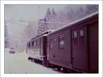 Impressionen vom verschneiten Br�nig-Hasliberg vom Februar 1982.