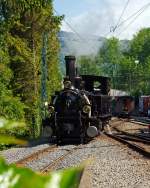 Pfingstdampf Festival bei der Museumsbahn Blonay-Chamby: Die G 3/3 Dampftenderlokomotiven BAM Nr.