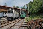 Der LLB ABFe 2/4 N° 10 in Chaulin bei der Blonay-Chamby Bahn.