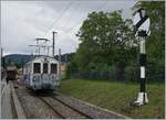 Der MOB BCFe 4/4 N� 11 beim Rangieren in Blonay.