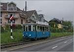 Wie schon im letzten Jahr fällt aus diese Jahr dem Strassenbahnwagen Ce 2/3 N° 28 die Ehre zu die Saison zu eröffnen, doch dieses Jahr verkehrt der hier als Leerfahrt in Blonay