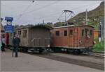  La DER de la Saison 2023  - Die BOB HGe 3/3 29  und der BOB  Kaiserwagen  der Bloany Chamby Bahn in Blonay.