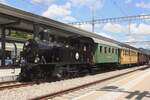 BSB-51 pendelt am 18 Mai 2025 zwischen Bahnhof und BLS-Werkst�tte Koninlfingen w�hrend das Spektakel  150 Jahre Emmentalbahn .