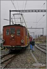 Aufgeb�glet sieht die BOB HGe 3/3 29 schon weit besser aus; nur ob sie dies will weiss sie noch nicht so recht.