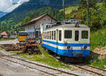 Der blaue MOB Be 4/4 1003 (ex FLP ABe 4/4 Nr.