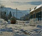 Nicht nur in Konstanz, auch in Blonay hat es geschneit.