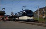 Der SURF (S�rie Unifi�e Romande pour R�seau Ferr� m�trique) ABeh 2/6 7501 ist nicht etwa ein Neuzugang der B-C, sondern wir in gut einer Stunde in St- L�gier eingeweiht.