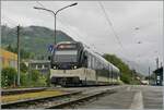 Der CEV MVR ABeh 2/6 7508 wartet in Blonay auf die Abfahrt nach Vevey.