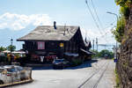 Der tpc Bahnhof Gryon auf 1.131 m ü.