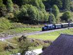 RhB Ge 6/6 I Nr.412 in Bergün am 03.09.2005.
