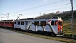 RhB ABe 4/4 Nr.51 und 53 auf dem Bernina-Plateau am 27.08.2009.