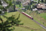 RhB Ge 4/4 I U Nr.605 bei La Punt am 16.08.2009.
