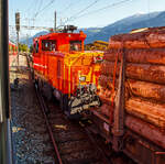 Die neuen und ersten (bimodale) Elektro-Akkulokomotive der Rh�tischen Bahn (RhB) sind im Betrieb....