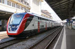 SBB: RABe 502 TWINDEXX auf Probefahrt in Lausanne am 20.