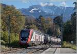 Obwohl in Villeneuve gebaut, sind die Twidexx Züge auf der Simplonstrecke eher selten und wenn mal einer zu sehen ist, dann auf Probe- oder Überführungsfahrt, wie hier dieser SBB RABe