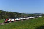 2025-04-30.SBB CFF FFS Chem la Comba Puidoux  Automotrice à deux étages Bombardier Twindexx  RABe 502 207  Stadt Bern  en UM 502    © la photo vous intéresse merci de me contacter 
