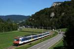 OeBB: Regionalzug Oensingen-Balsthal mit dem RBDe 207 bei Maiacker am 25.
