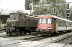 SBB Ae 3/6 I Nr.10 700 und 540 033-8 in Rorschach Hafen am 06.09.1998.