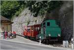 Langsam füllt sich der  Dampftage Brienz 2018 -Extrazug Zug nach Geldried.