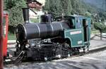 Dampflok Zahnradbahn MGN Nr.1  Rocher de Naye  in Caux am 22.08.1999.