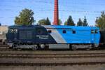 Seitenblick auf CD, ex-Hansalik 749 262 in Benesov u Prahy am 28 September 2025.