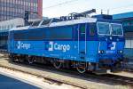   Die ČD Cargo 363 528-1 (CZ ČDC 91 54 7 363 528-1) am 01.07.2015 im Bahnhof Bahnhof Cheb (Eger).