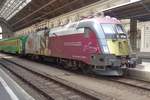 Kaiserin Elisabeth l�sst gr�ssen: SISSI, auch GySEV 470 501 genannt, wartet am 11 September 2018 in Budapest-Keleti auf das Abfahrtsignal.